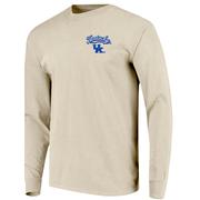 Kentucky Image One Ranch Skyline Script Comfort Colors Long Sleeve Tee